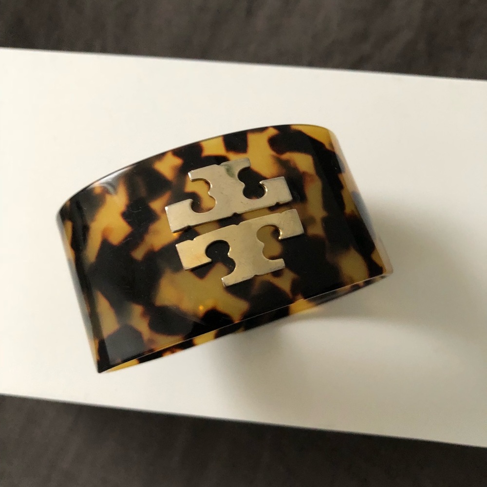 Tory Burch tortoise cuff bracelet